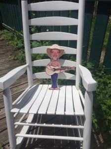 Flat Dean visits the Pickin' Porch at Mosaic Learn and Play in Metamora, Indiana